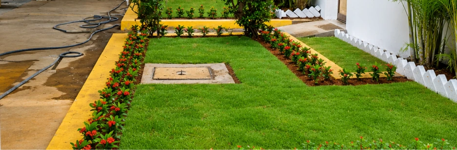 Elegant apartment terrace garden